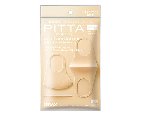 PITTA MASK REGULAR SOFT BEIGE J 3P