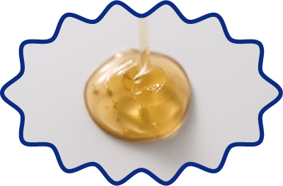 はちみつのような、琥珀色の液体